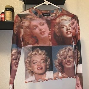 Marilyn Monroe Mesh Tee M